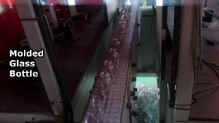 ガラス成型瓶のオンライン検査