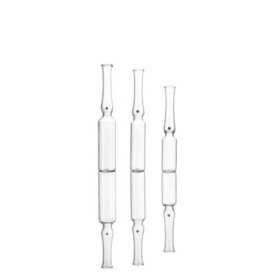 1ml 透明なボロシリケートガラスアンプル 医療用および化粧品用サンプル 無料提供